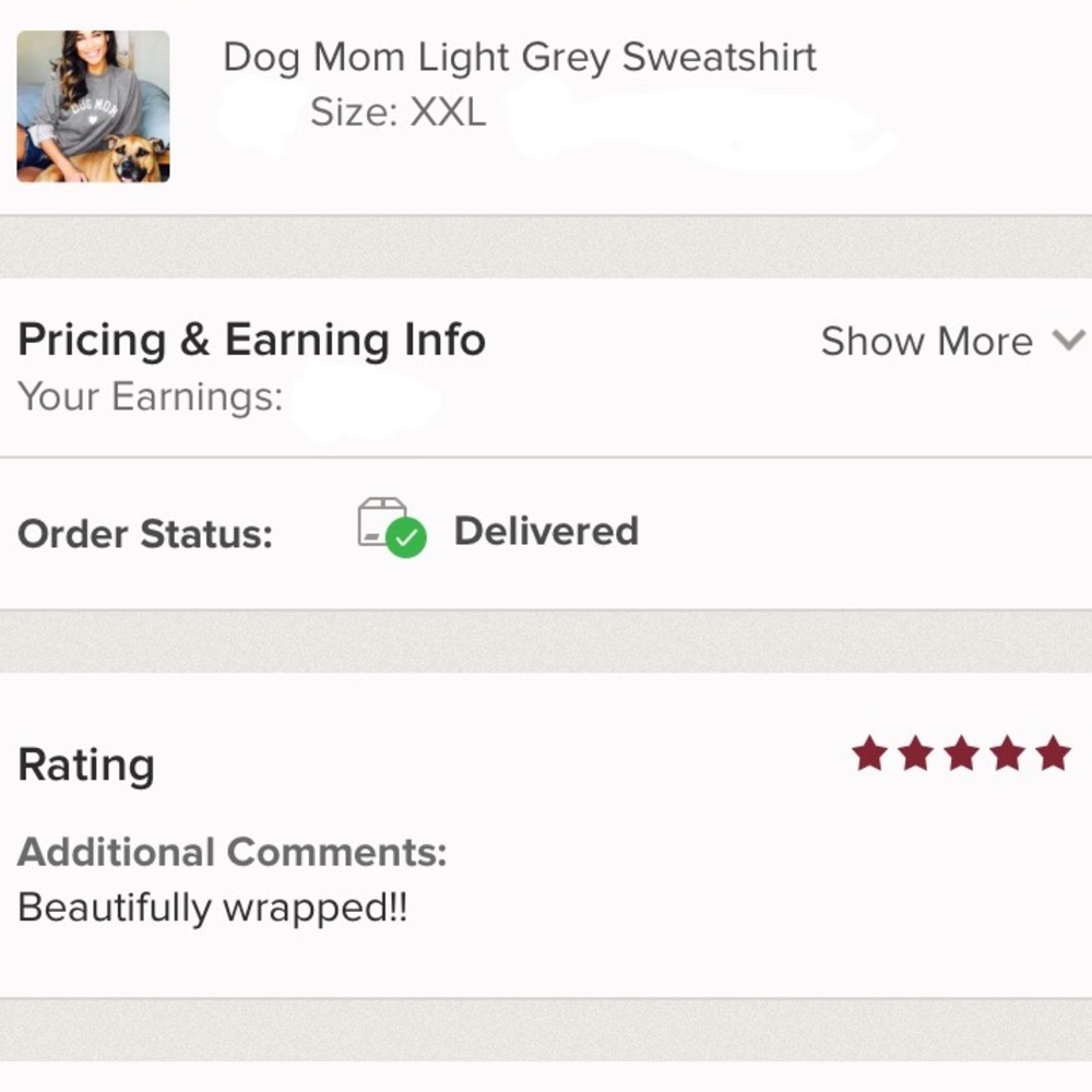 Dog Mom Light Grey Sweatshirt - Picture 7 of 8